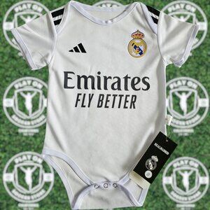Baby Real Madrid 25/26 Home Bodysuit